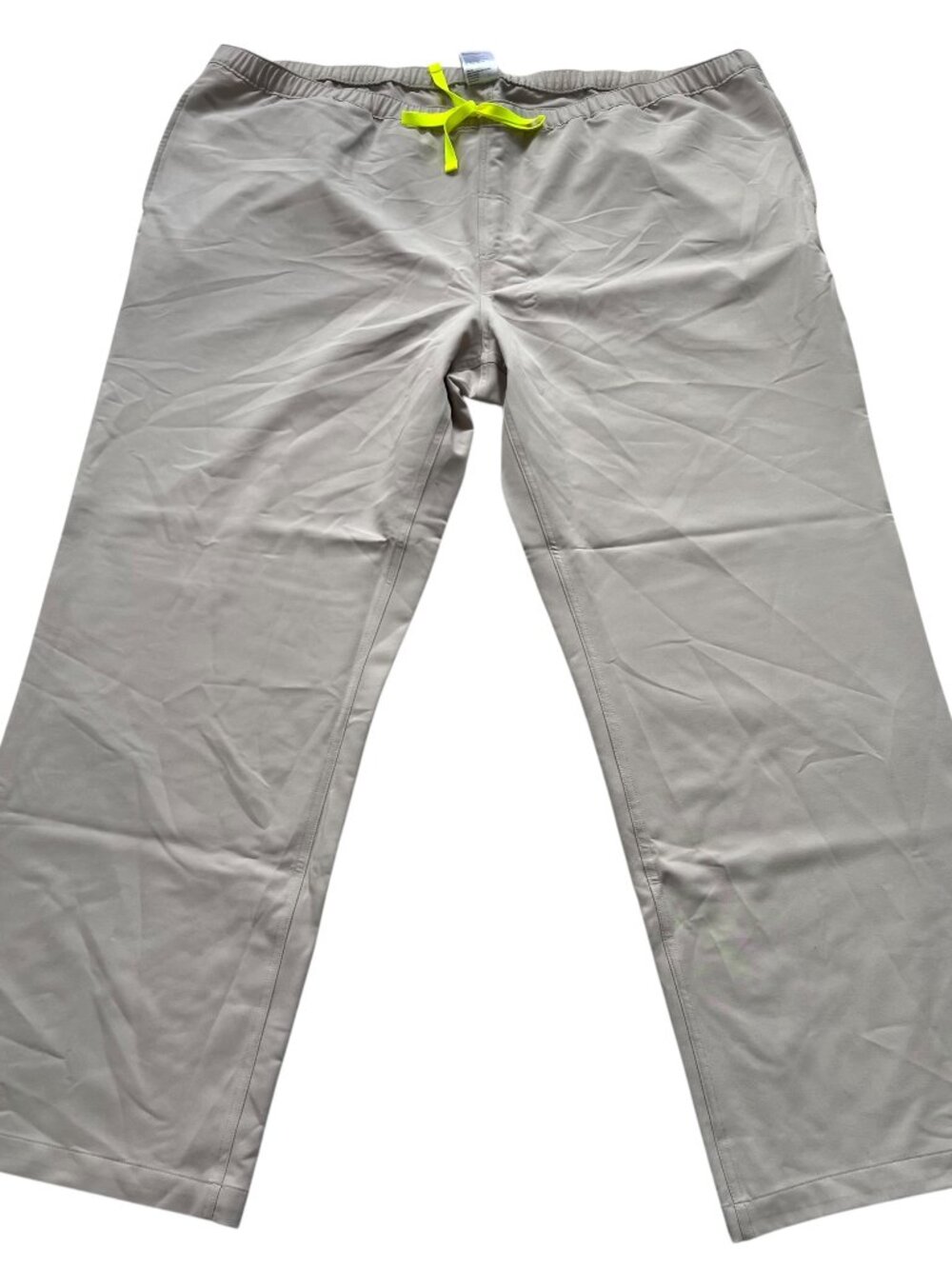 Figs Scrub pants Pisco Basic mens 5XLT khaki beige drawstring long tall inseam